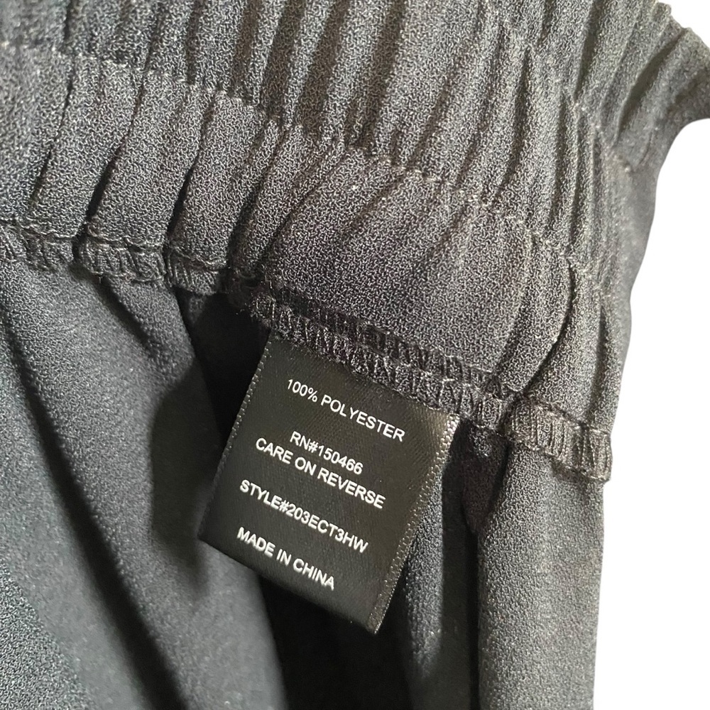 NWT 41 Hawthorn Black High Rise Wide Leg Trouser Pants Size 12 - Picture 5 of 7
